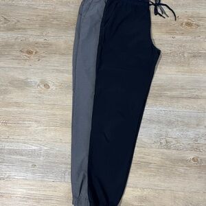 2 pair of Uniqlo Ultra Stretch Active Jogger | Black and Gray Pants XS